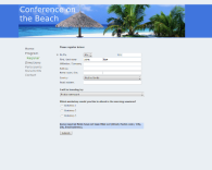 Vormgeving evenement website Lay-out vormgeving templates