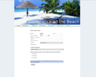 Vormgeving evenement website Lay-out vormgeving templates