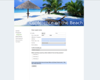 Vormgeving evenement website Lay-out vormgeving templates