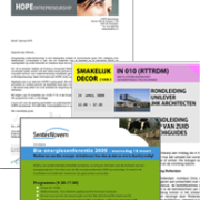 Professional email invitations