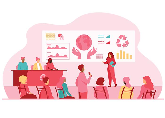 Sustainable event organizing