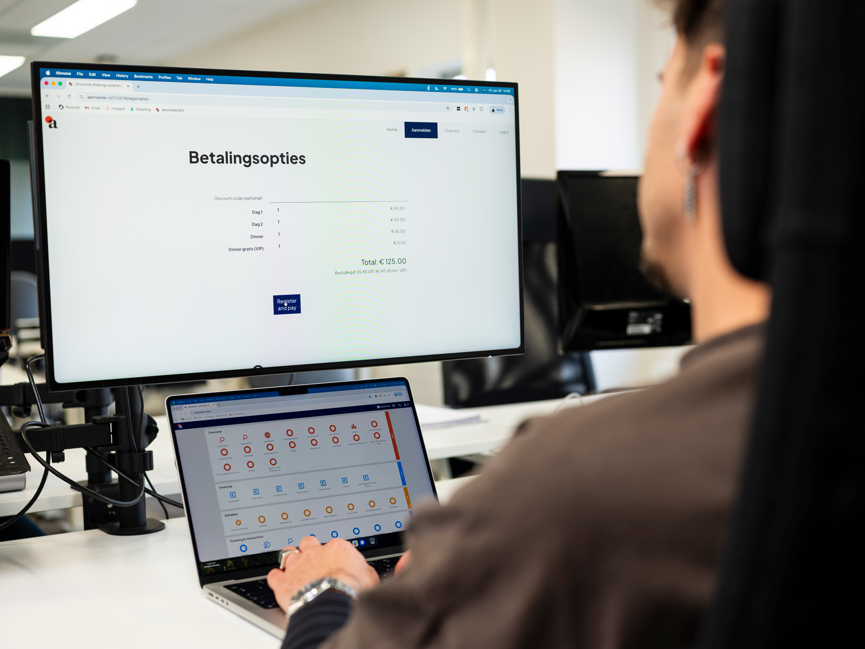 Betaalopties event software