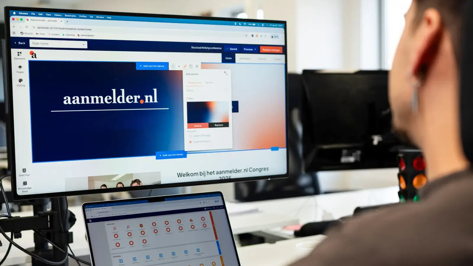 aanmelder.nl for eventmanagers hero image - 1600px x 900 px