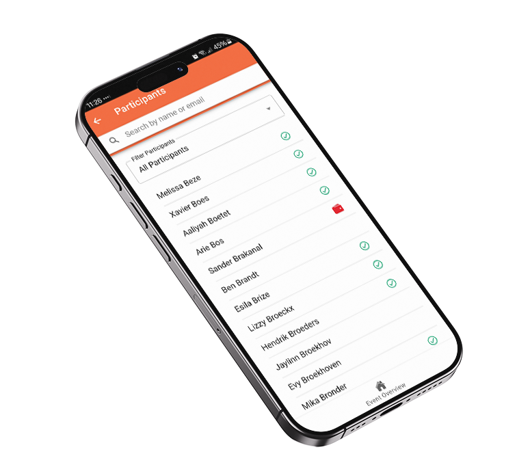 event check in mobile